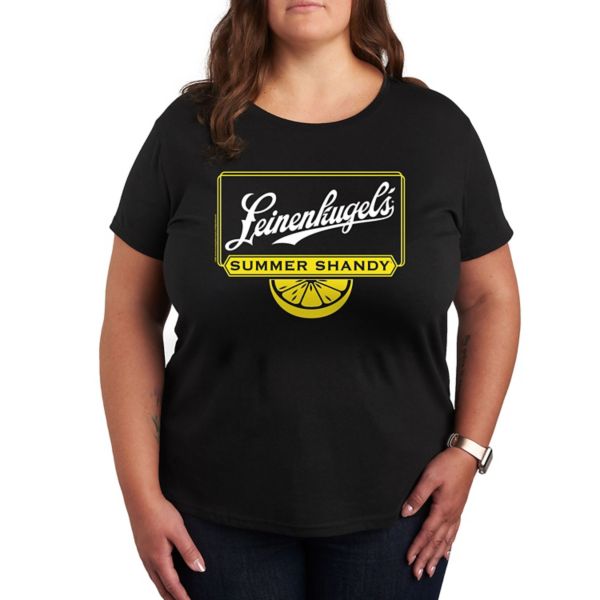 

Плюс футболка leinenkugel's shandy с рисунком лимона. Licensed Character, черный