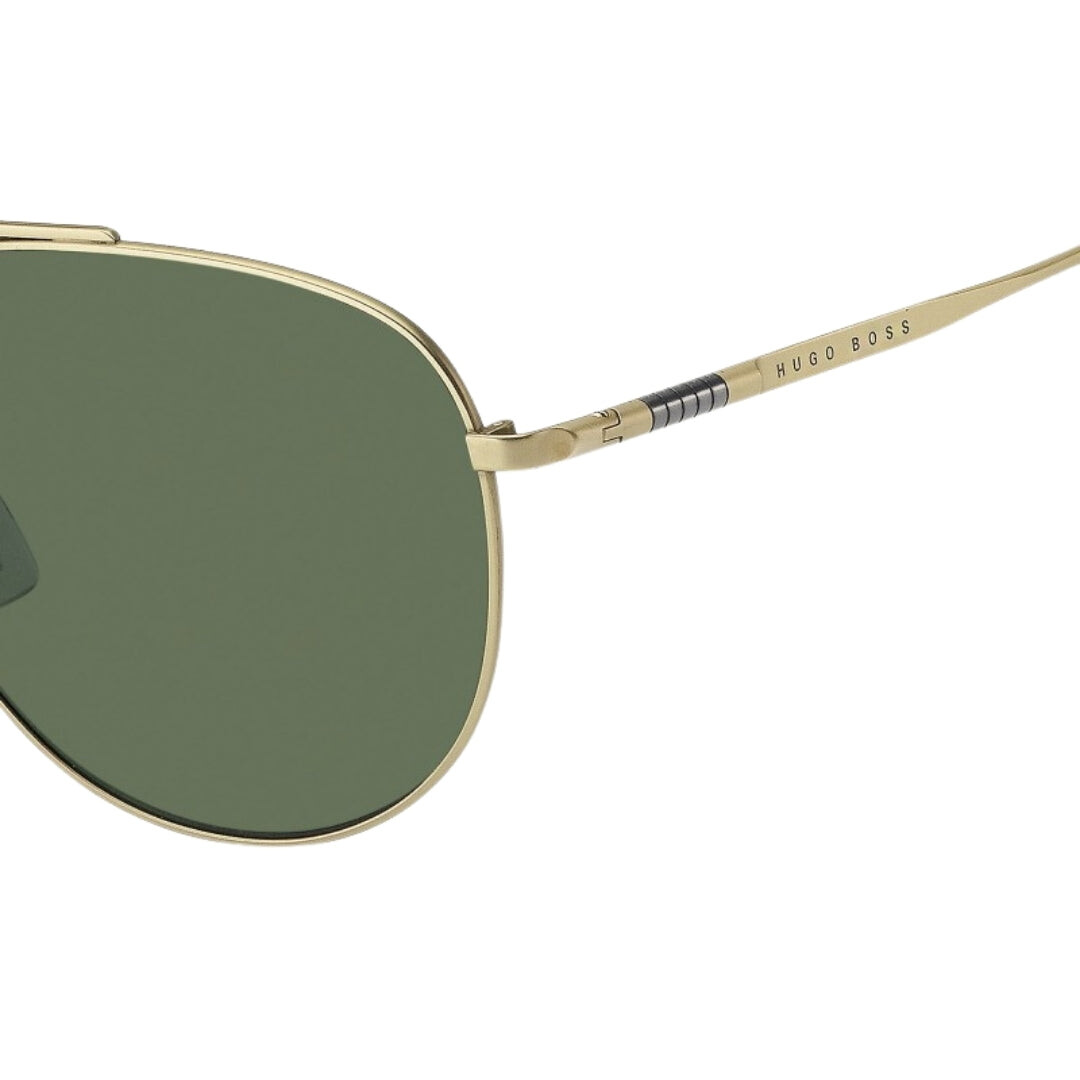Солнцезащитные очки 1296fs aoz qt Hugo Boss, золото — фото 3