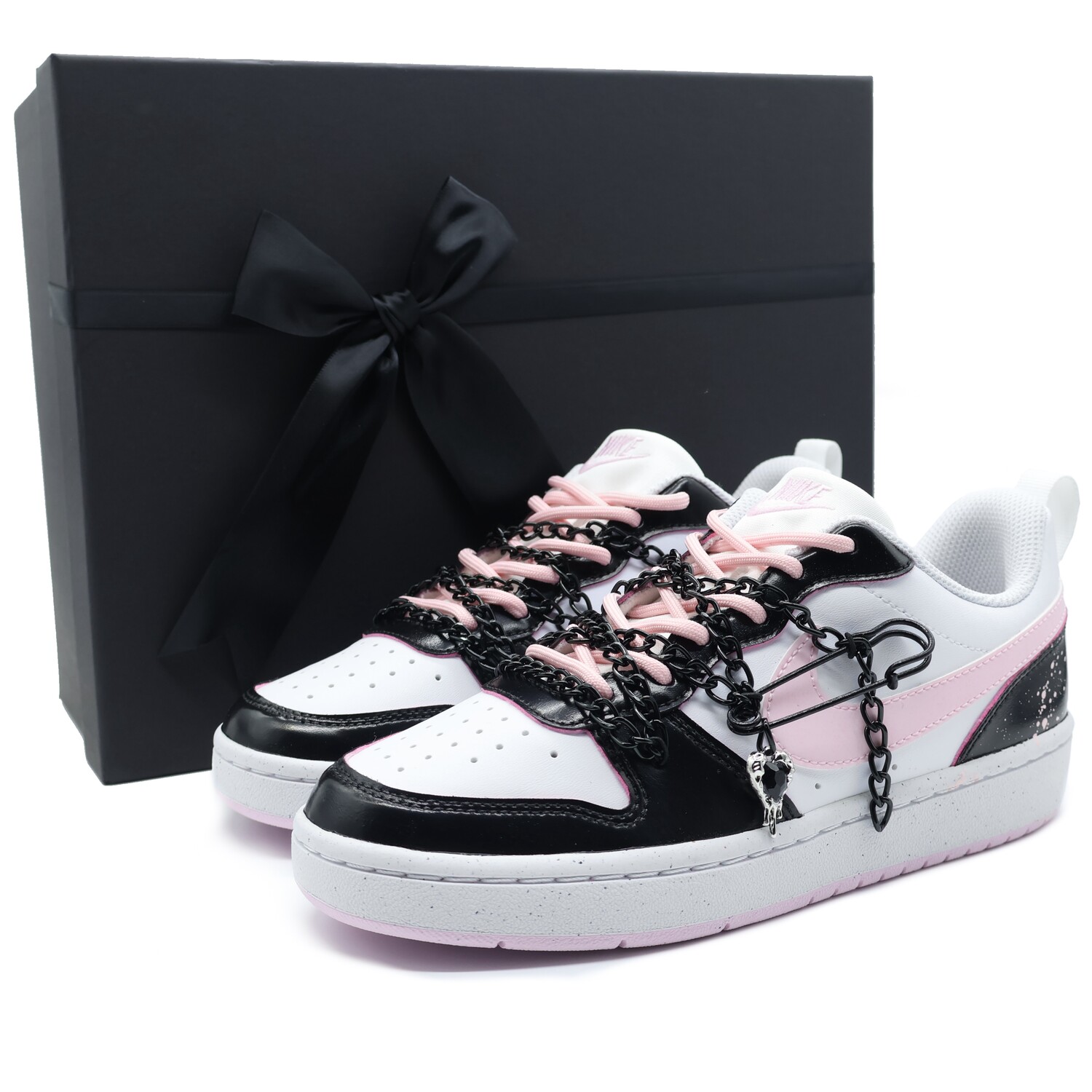 

Женские кроссовки для скейтбординга Nike Court Borough Low, Black