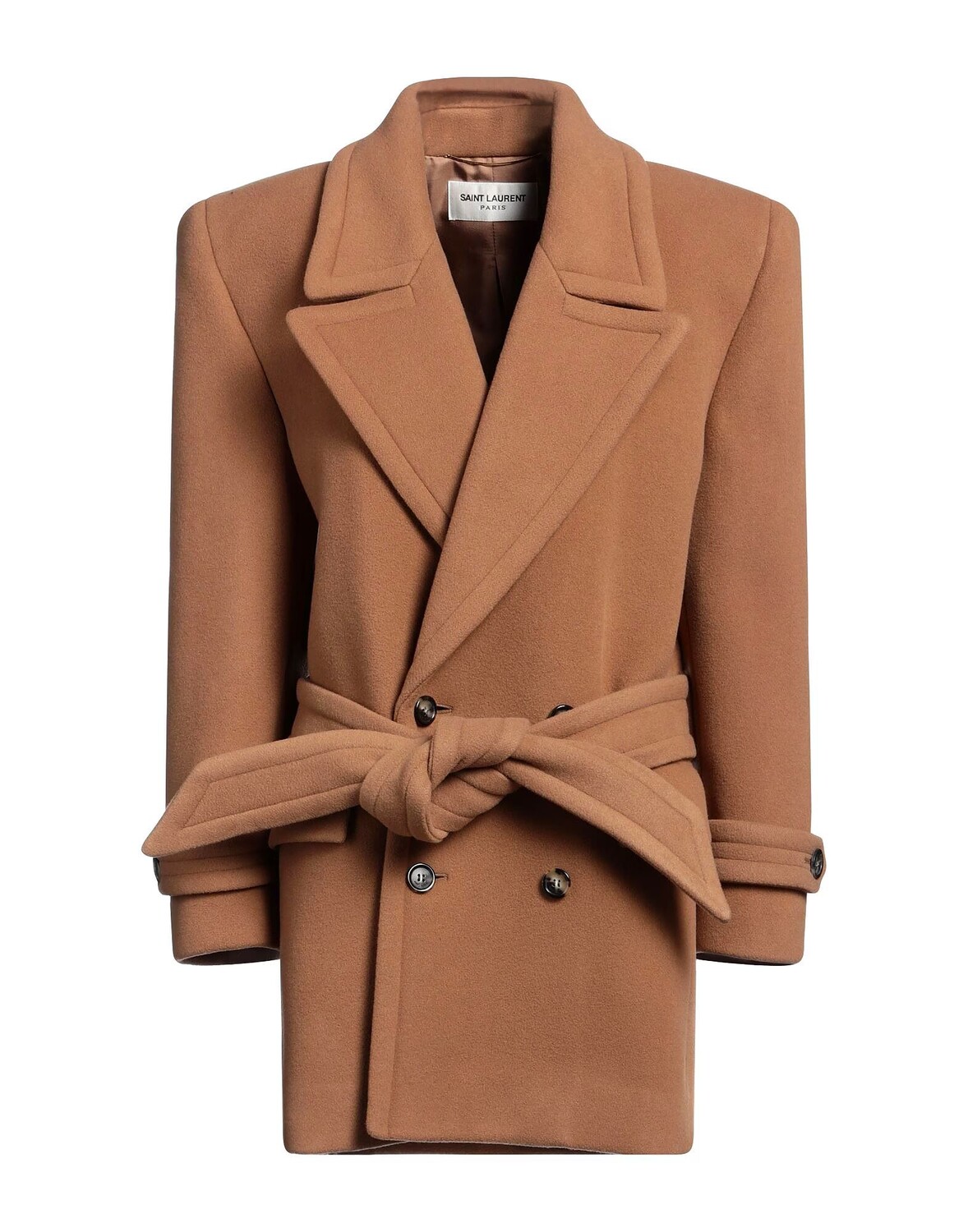 

Пальто Saint Laurent, коричневый