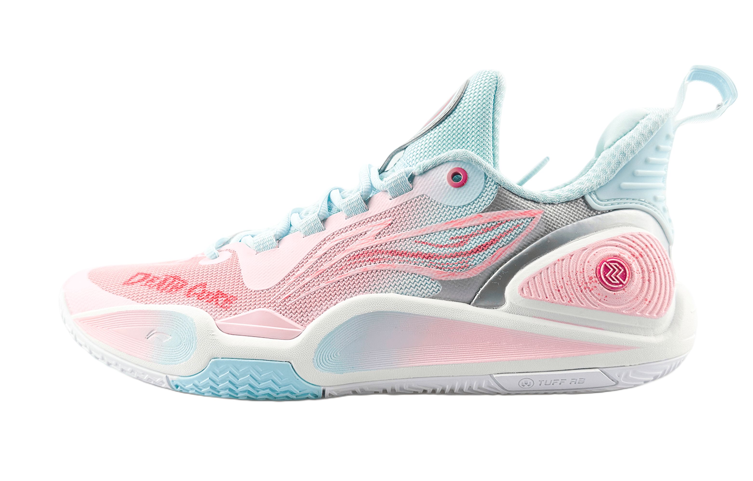 

Скоростные 9 амортизаторы противоскользящие износостойкие низкие баскетбольные кроссовки men's LINING, розовый