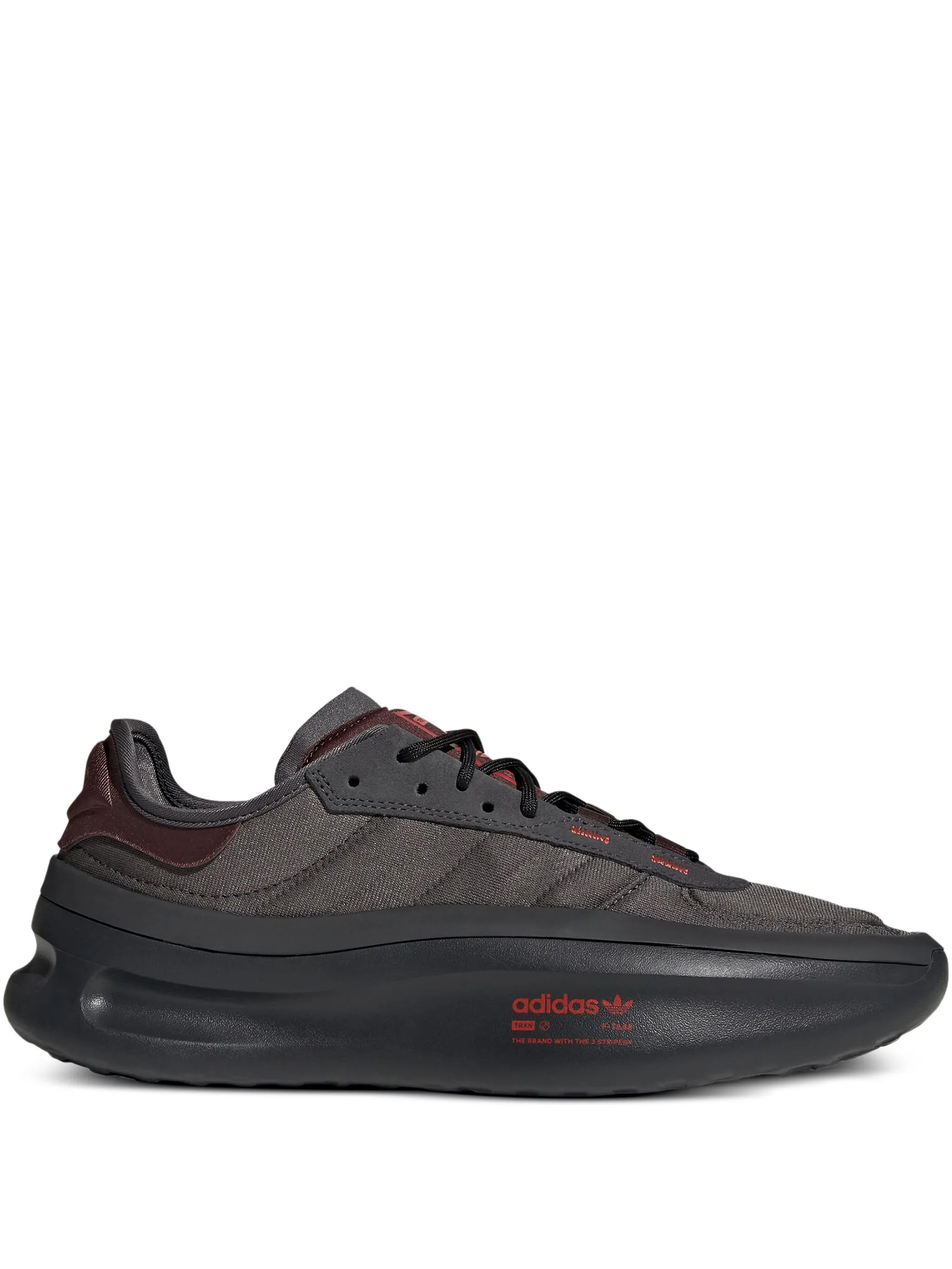 

Кроссовки на шнуровке Adidas, серый