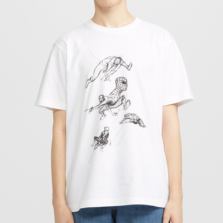 Футболка X Marvel Co-branded Series унисекс белая Uniqlo, белый — фото 2