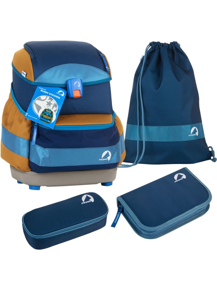 

Finkid Набор из 4 школьных сумок BUDDY EKO SPORT небесно-голубого цвета