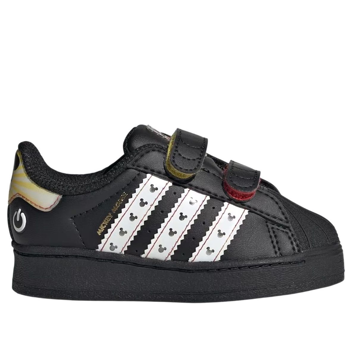 Кроссовки (TD) adidas Disney Superstar LED Light 'Black White' — фото 2
