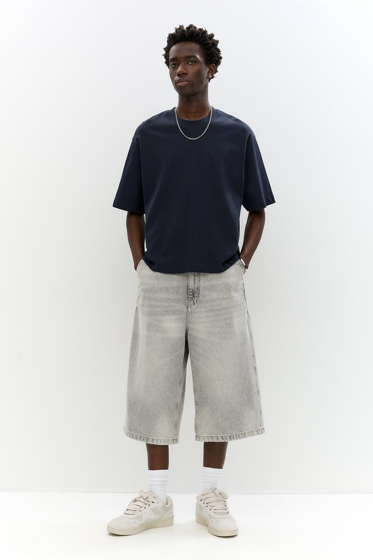 

Супер мешковатые штаны Pull And Bear, серый