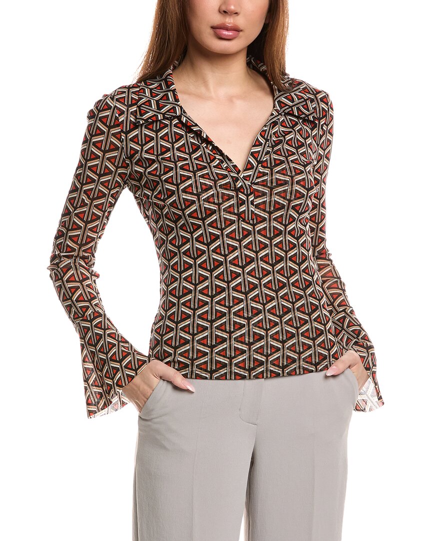 

Топ Diane von Furstenberg Mackenzie, красный