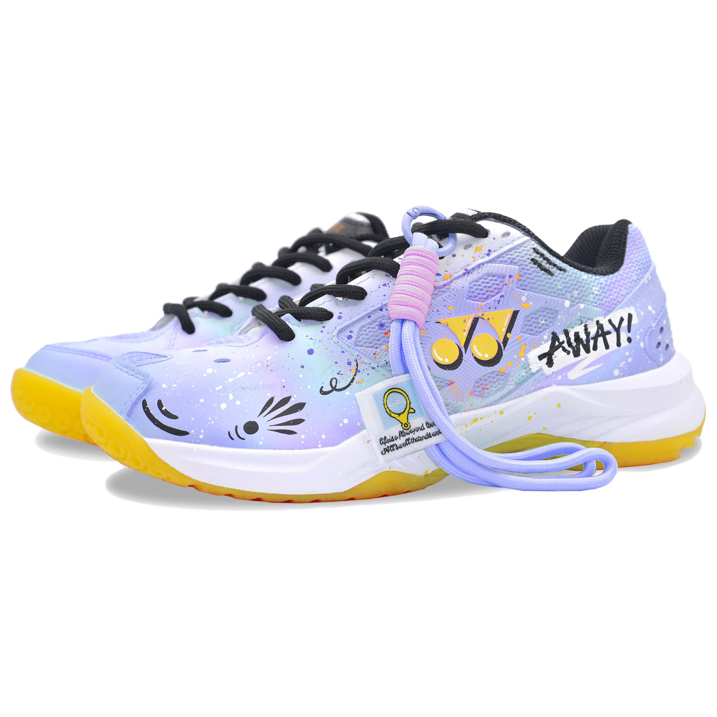 Power Cushion амортизация низкие кроссовки для бадминтона Unisex YONEX, Aurora фиолетовый — фото 4