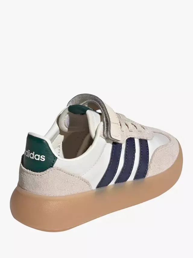 Детские кроссовки Barreda Decode из смешанной кожи, цвет: белый/разноцветный adidas — фото 3