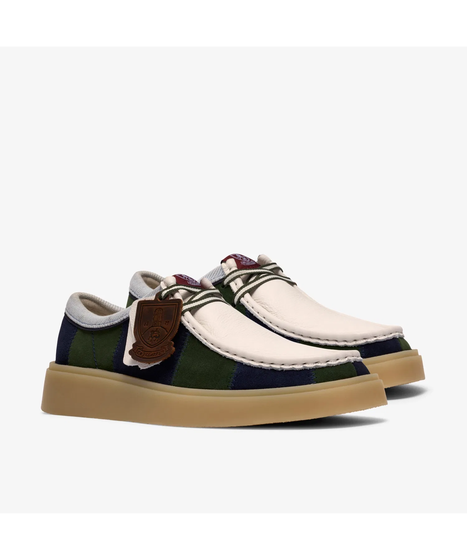 Мужские мокасины из замши Clarks Torview тёмно-синие — фото 4
