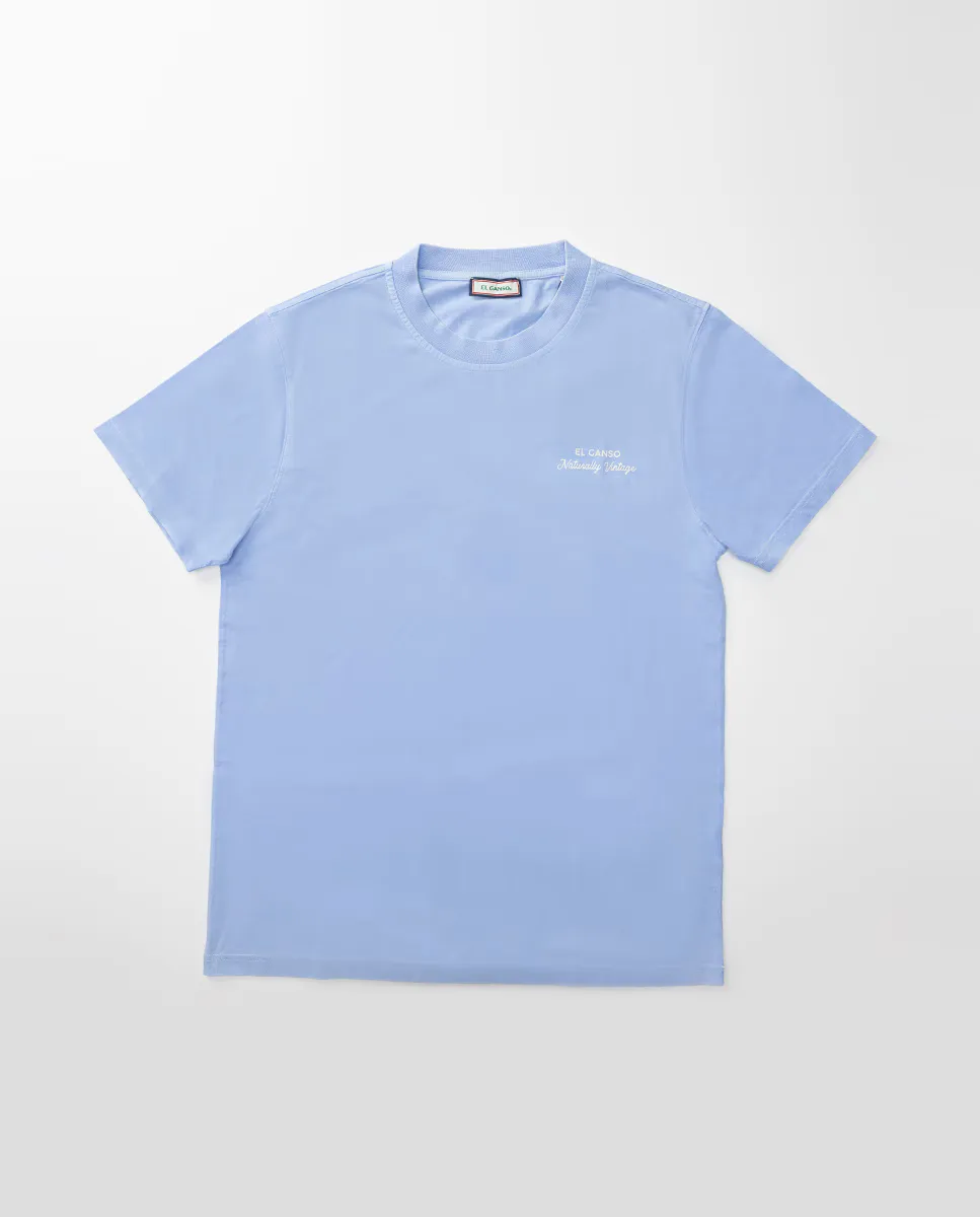 

Мужская футболка Garment Dyed с натуральным окрашиванием El Ganso, синий