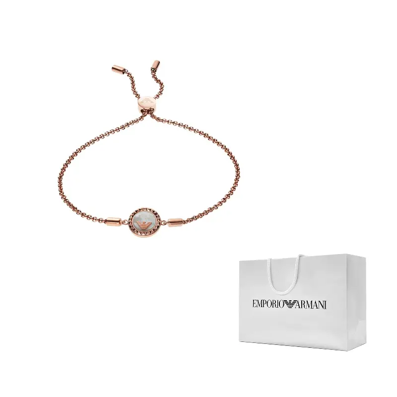 

Женский браслет из нержавеющей стали Rose Gold EMPORIO ARMANI, EGS8221