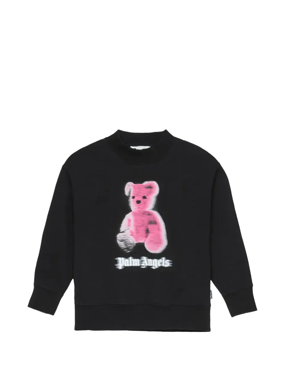 Толстовка с изображением медведя Palm Angels Kids, черный