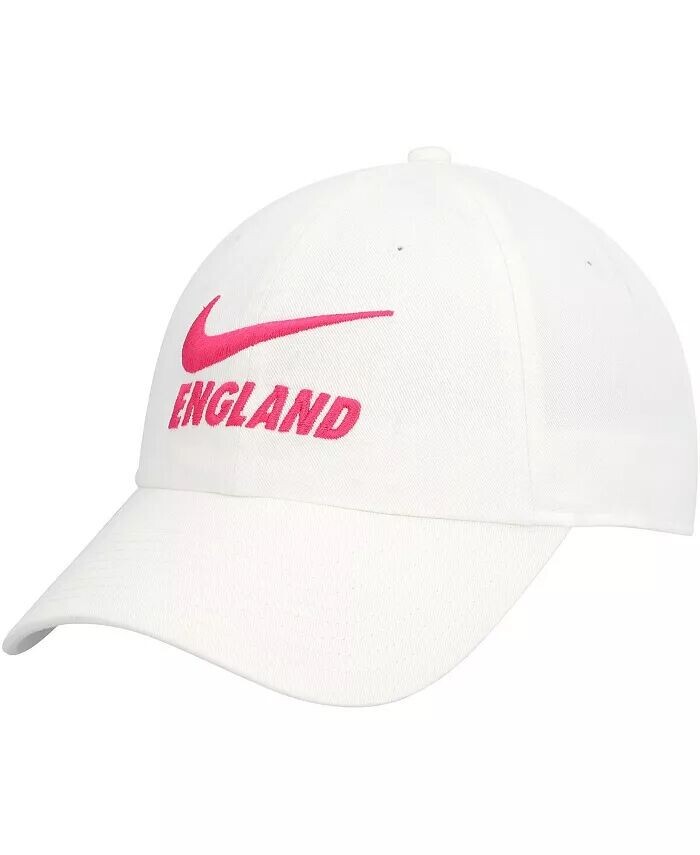 

Женская регулируемая кепка белой сборной Англии для кампуса Nike, белый