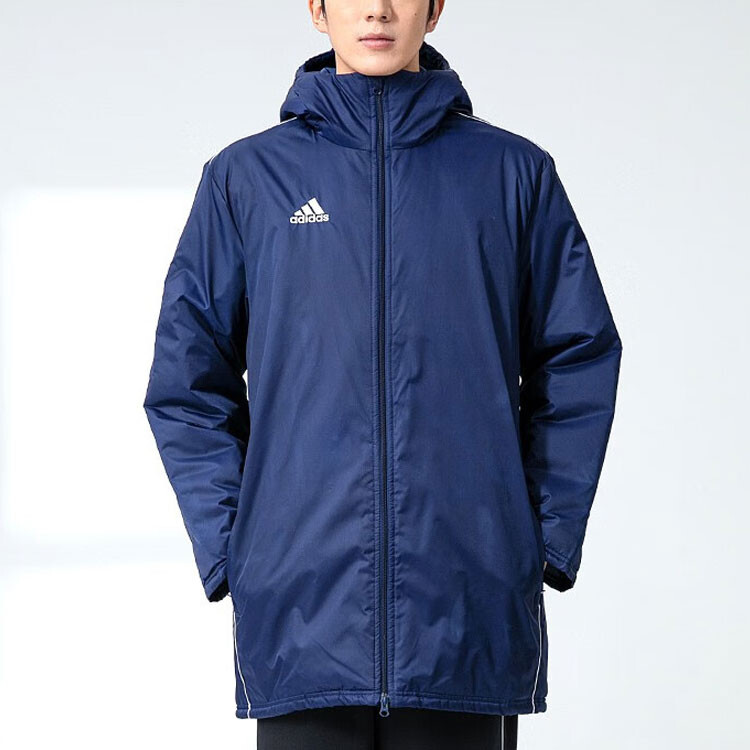 Утепленная куртка Adidas Core18 Std, синий — фото 3