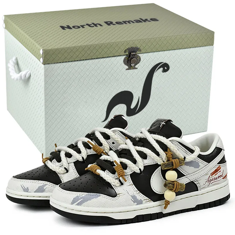 Кроссовки Nike Dunk Low Zen Wooden Trail белые — фото 3
