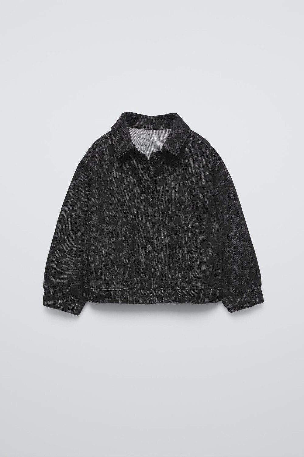 

Куртка-бомбер с животным принтом ZARA, черный