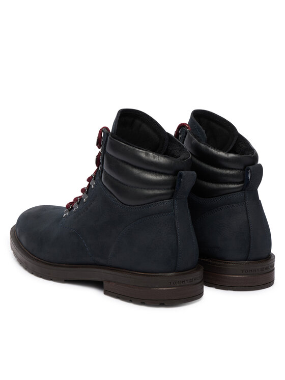 Туфли на шнуровке Cleated Hilfiger Wrm Hook Boot FM0FM05699 Tommy Hilfiger, синий — фото 3