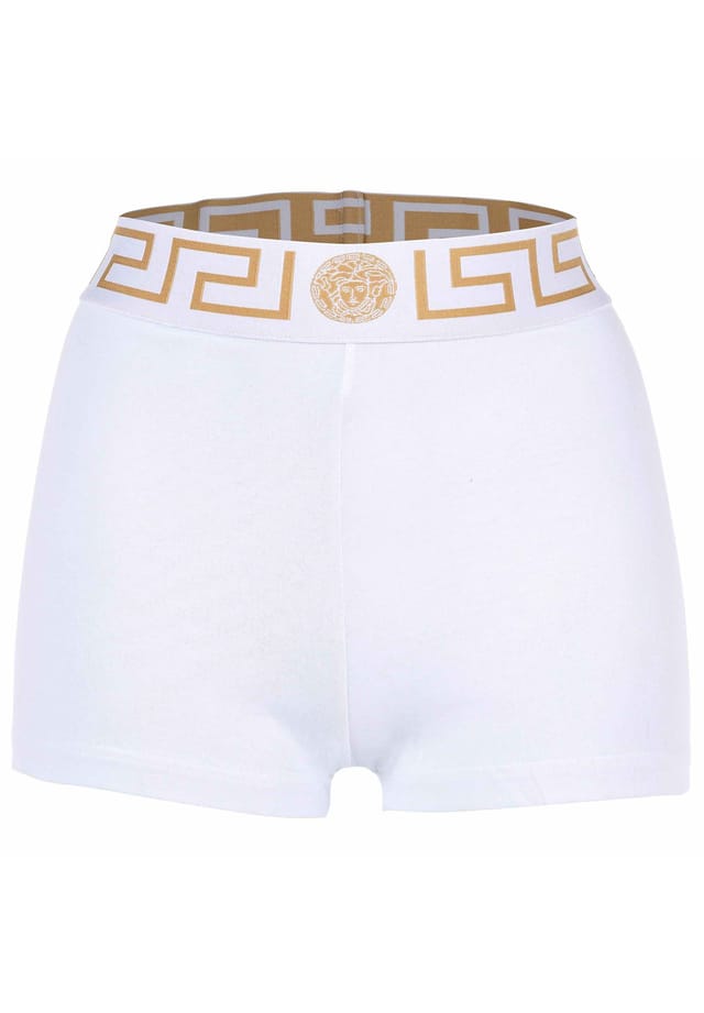 

Шорты - трусики-трусы topeka из органического хлопка би-стрейч Versace, белый