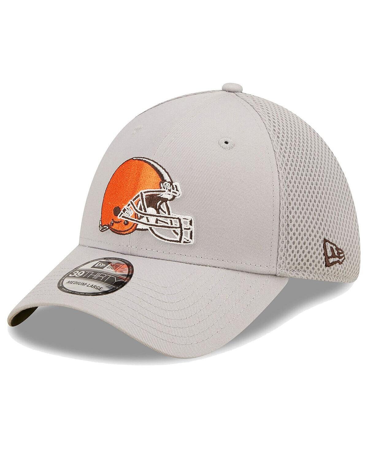 

Мужская серая кепка Cleveland Browns Team Neo 39THIRTY Flex Hat New Era