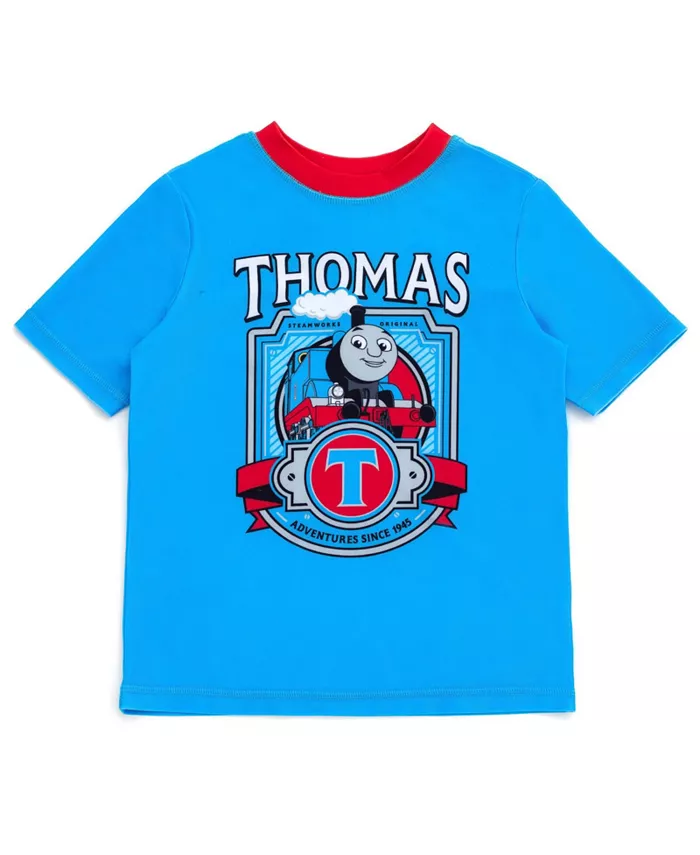 Комплект для плавания для мальчиков: рашгард и плавки Toddler Boys Thomas & Friends, синий — фото 3
