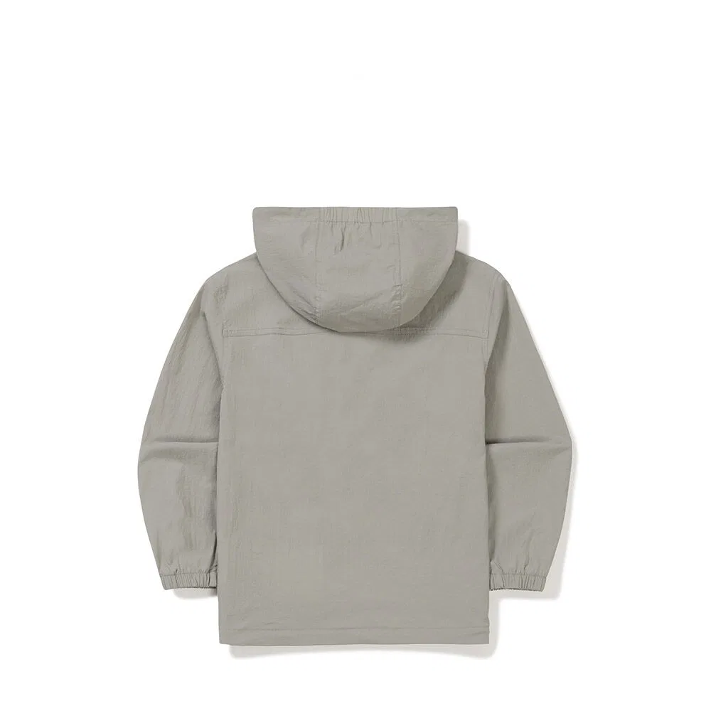 Детская ветровка Root с накладными карманами, серая, от Snowpeak Apparel Kids — фото 3