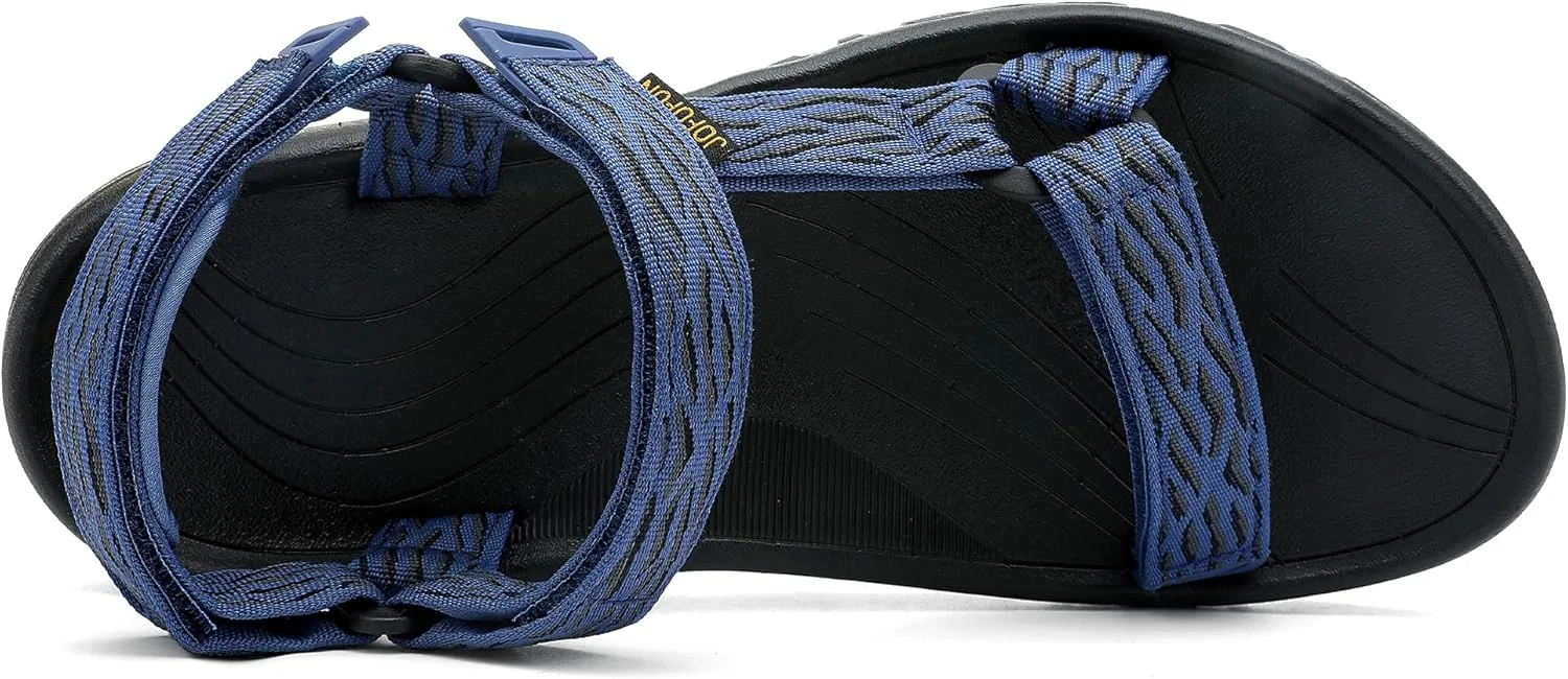 Спортивные сандалии с поддержкой свода стопы, синие Jofofun — фото 4