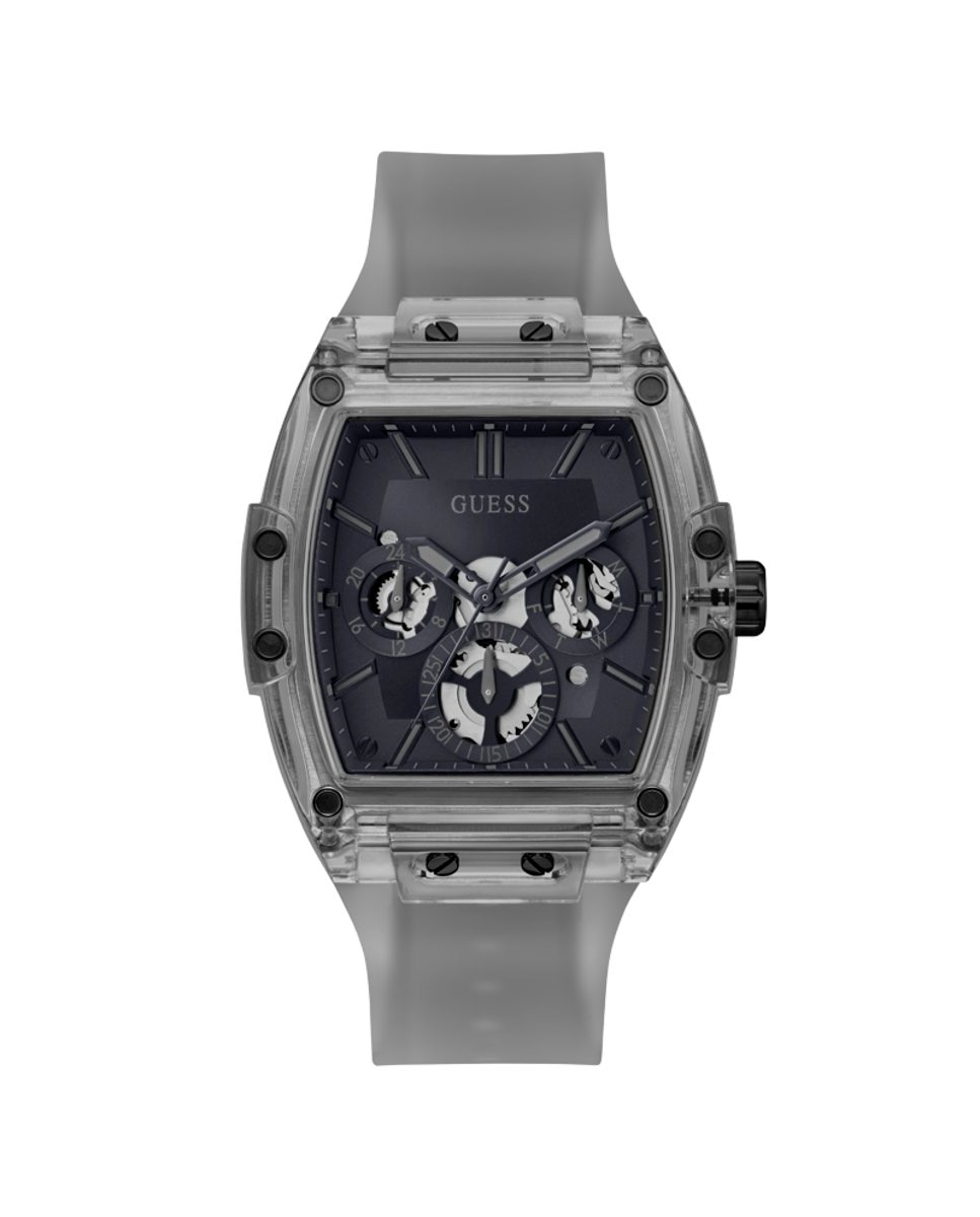 

Мужские часы Phoenix GW0203G9 из силикона и прозрачным ремешком Guess, серый