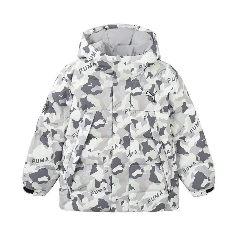 

PUMA Пуховик Sportstyle Series серый белый Kids'