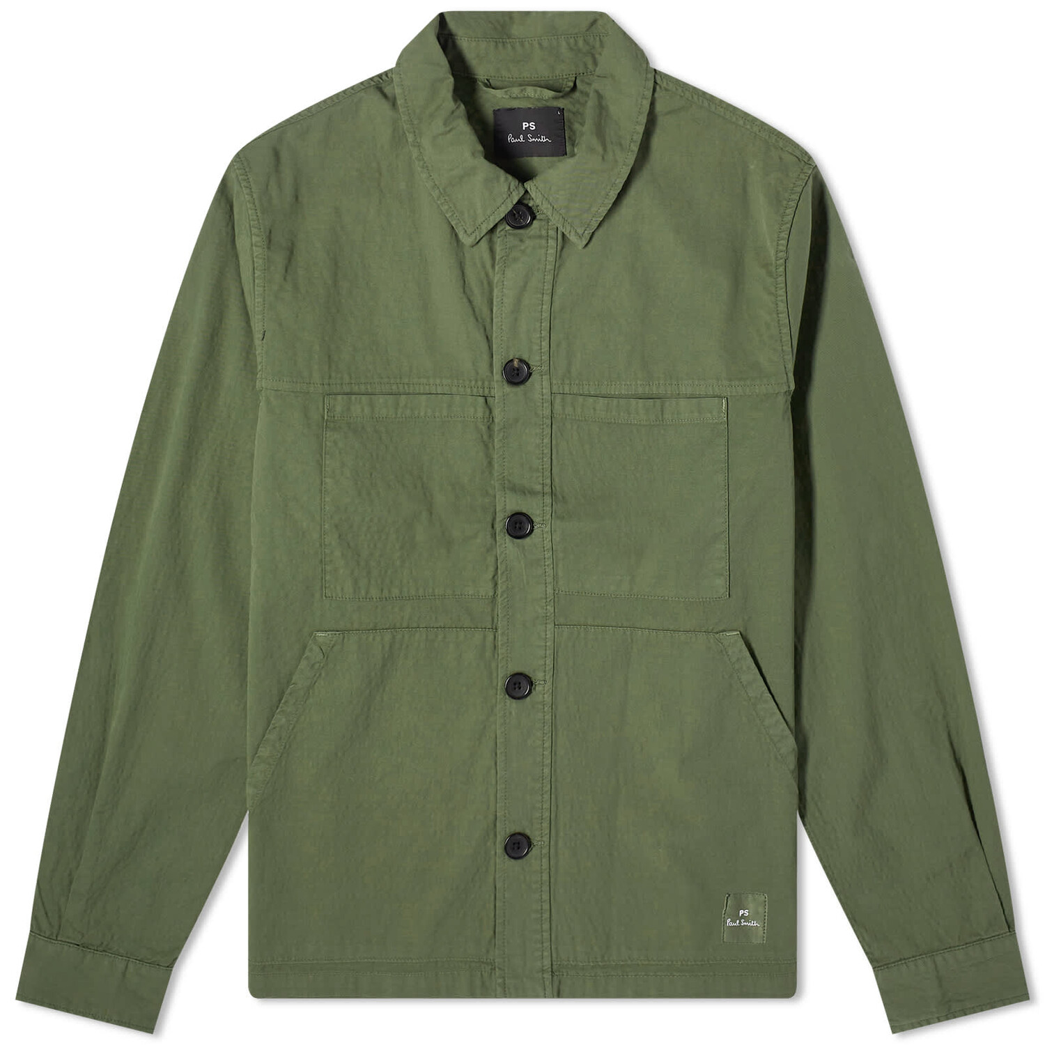 

Куртка Paul Smith Cotton Overshirt, зеленый