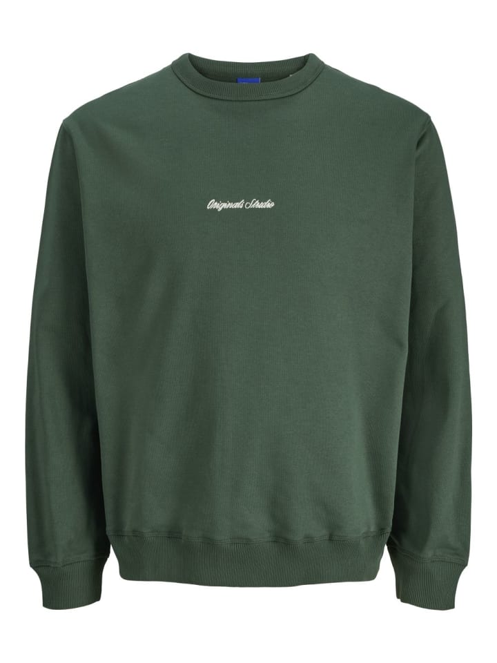 

Толстовка JORNORREBRO EMB SWEAT CREW зеленого цвета Jack & Jones