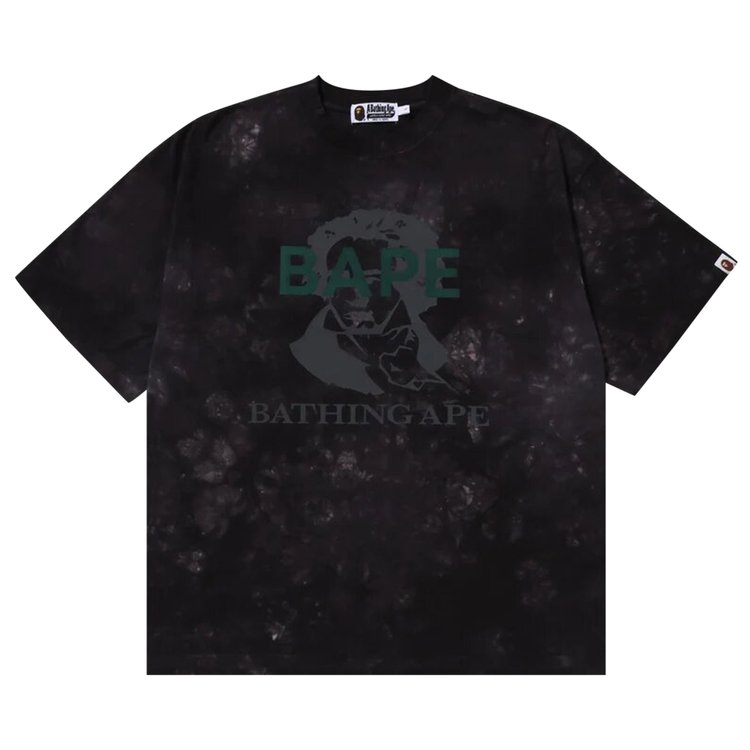 

Футболка BAPE Tie Dye Bathing Ape 'Black', черный