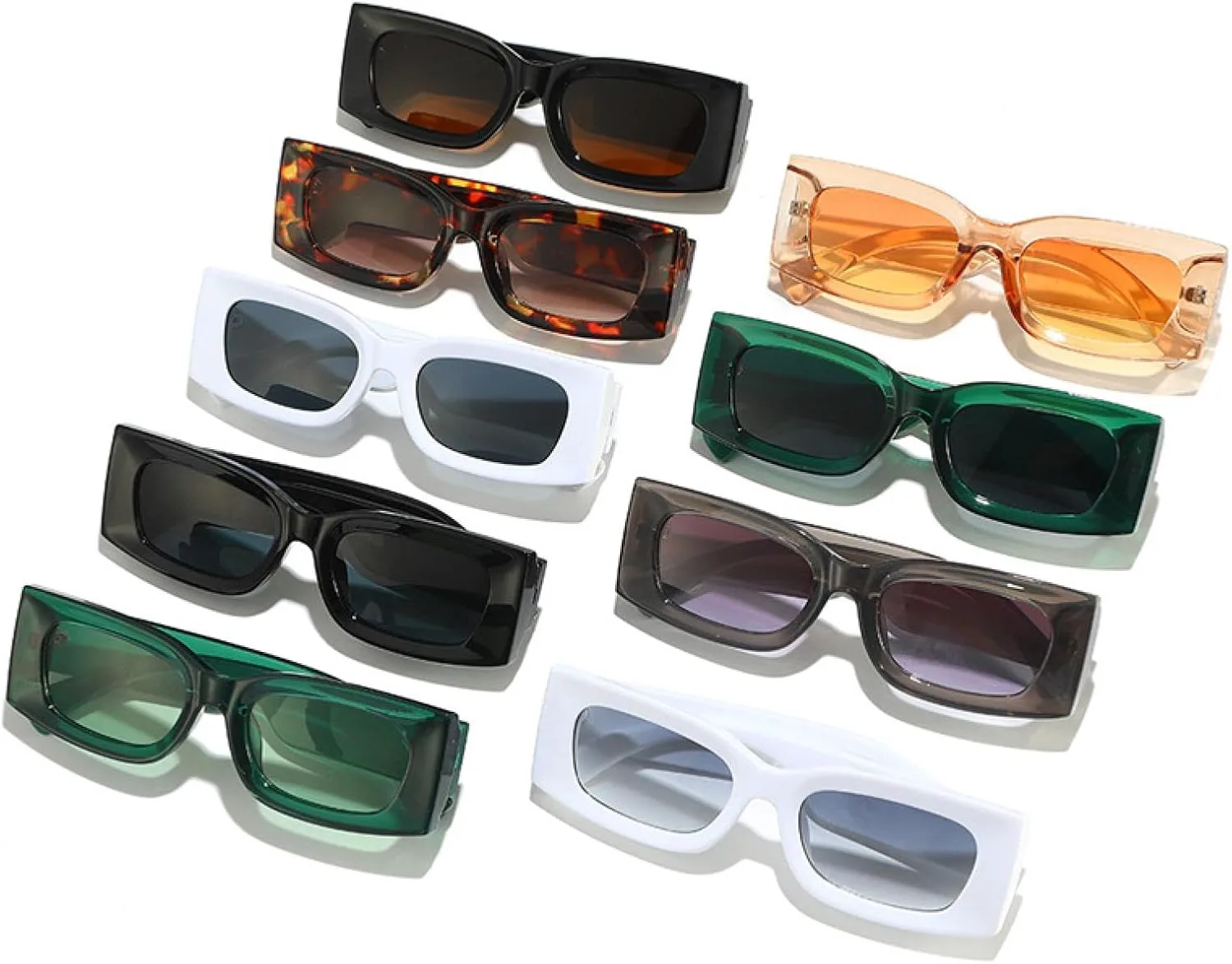 

Солнцезащитные очки с защитой от УФ-излучения UV400 | Панк-стиль для женщин и мужчин | Для занятий спортом на открытом воздухе и вождения DSVIGF, Leopard-brown