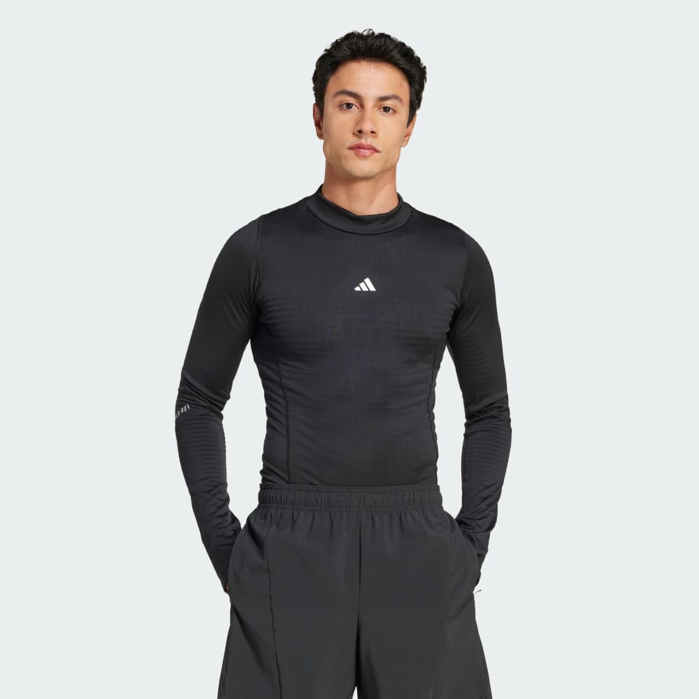 

Лонгслив Adidas Techfit COLD.RDY Training Long Sleeve Tee, черный