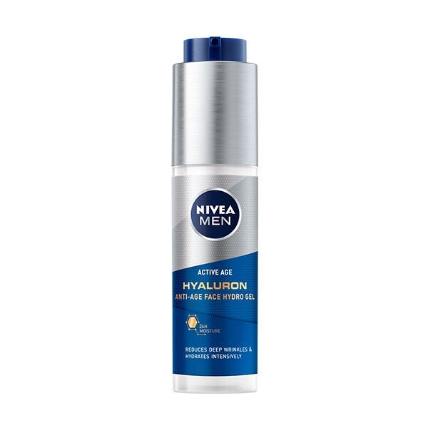 

Мужской гидрогель для лица Active Age Hyaluron Anti-Age 50 мл Nivea