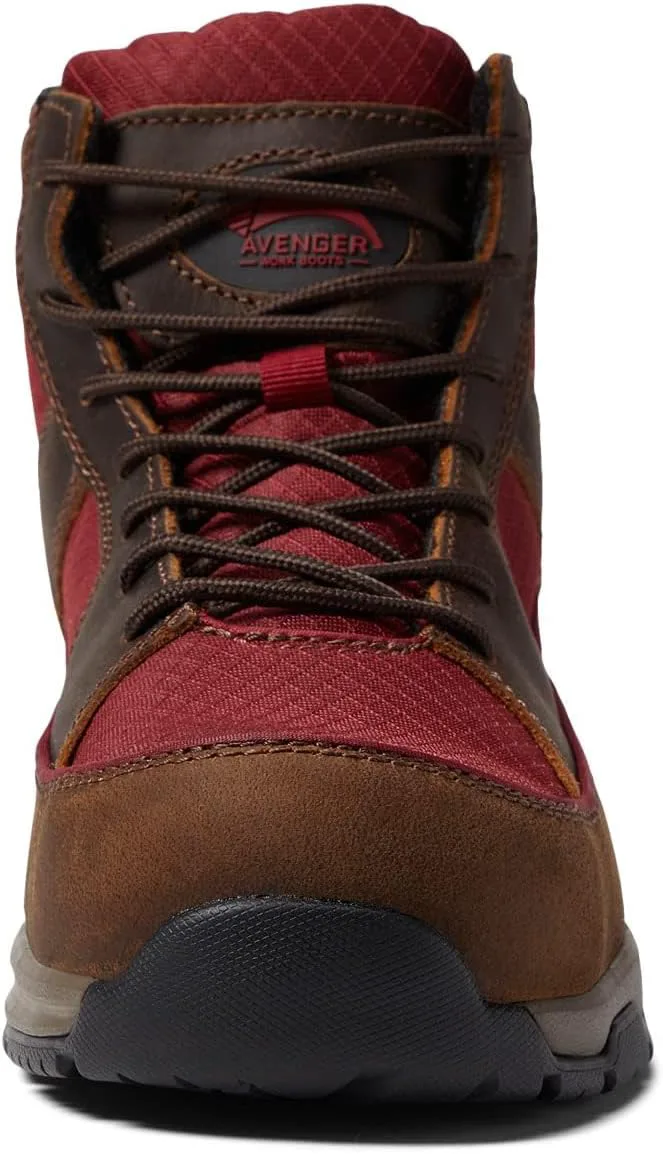 Рабочие ботинки Avenger Edge CT Avenger Work Boots, коричневый/красный — фото 2