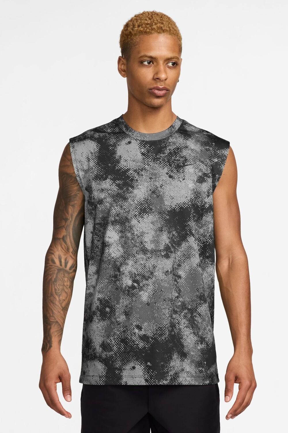 

Тренировочная футболка без рукавов Dri Fit Nike, черный