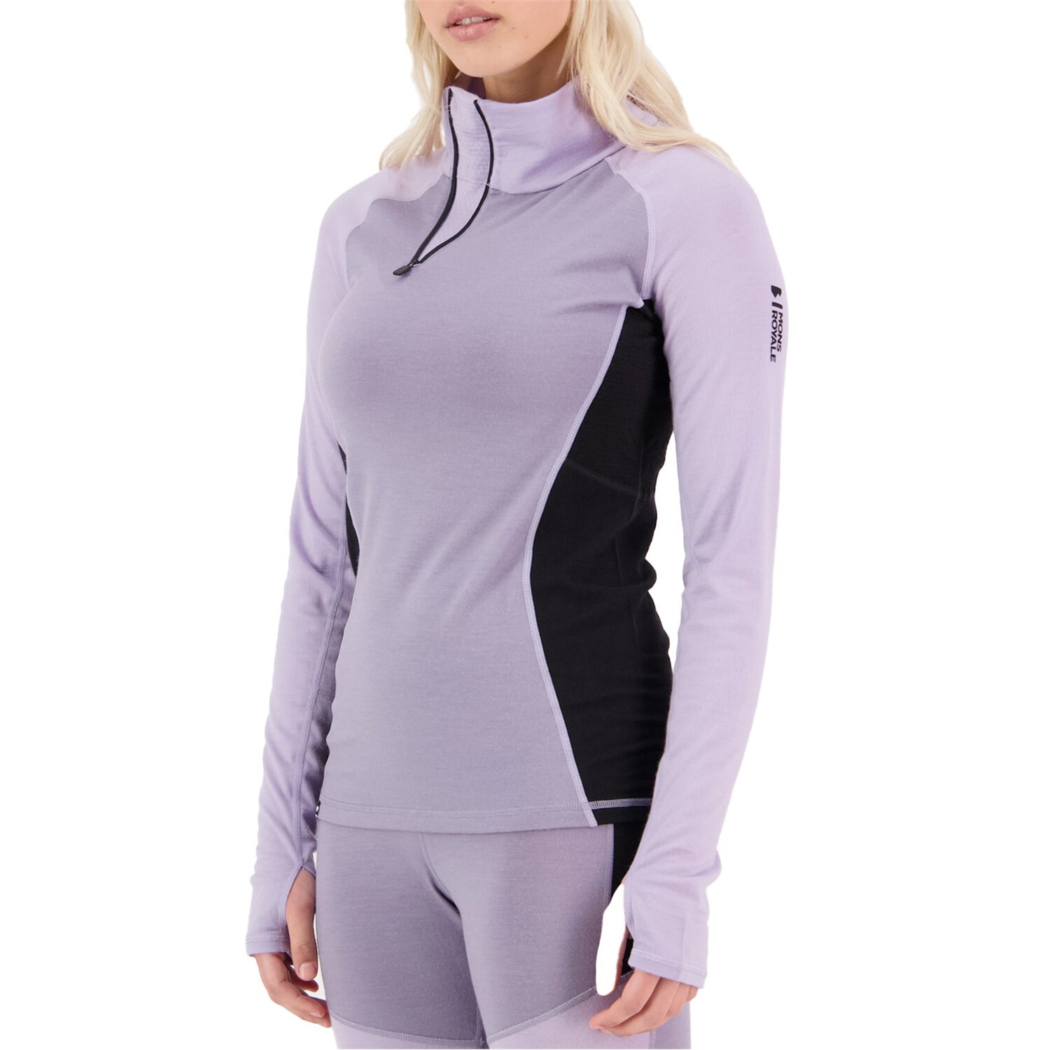 

Топ MONS ROYALE Olympus Half Zip, цвет Thistle Cloud