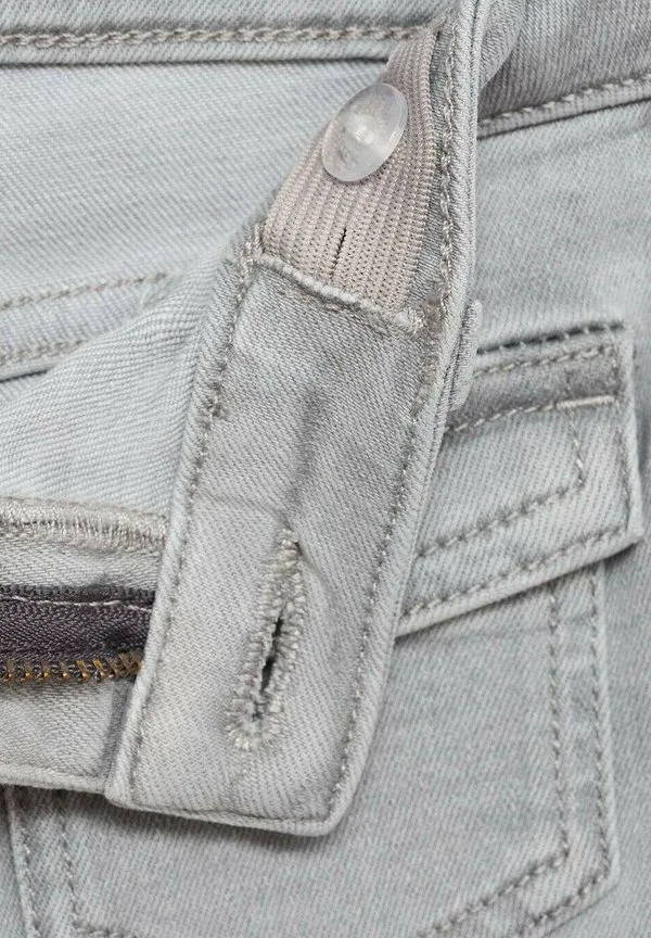 Детские расклешенные джинсы Mango Kids, Grey Denim — фото 3