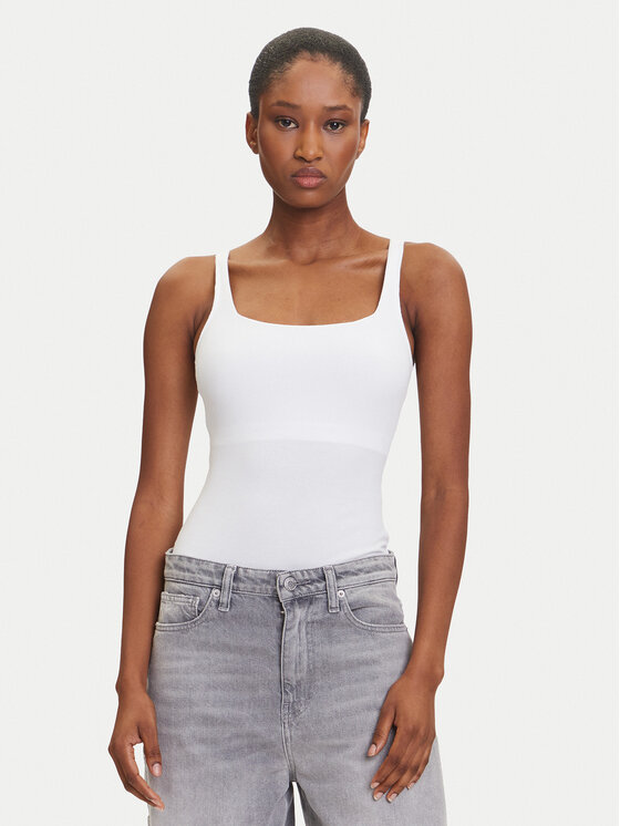 

Боди slim fit 302039 Hunkemöller, белый
