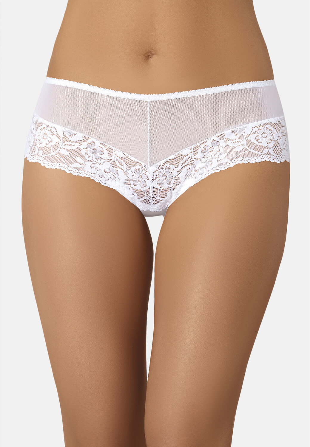

Трусы Teyli Hohe Taille mit floraler Spitze Polly, белый