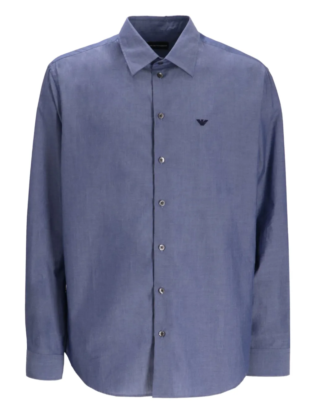 

Рубашка с логотипом EMPORIO ARMANI, синий