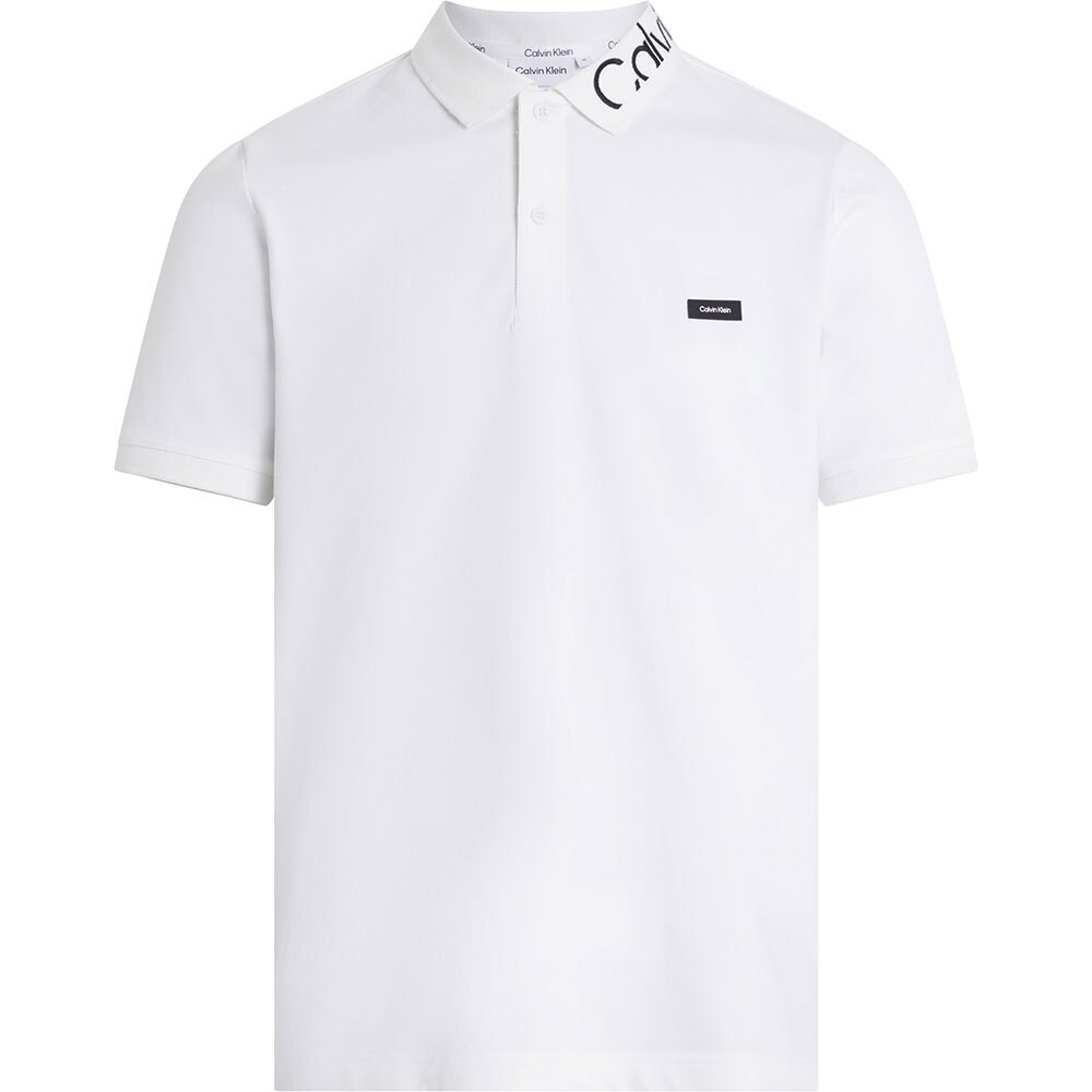 

Поло с коротким рукавом Calvin Klein Stretch Embroid Logo, белый