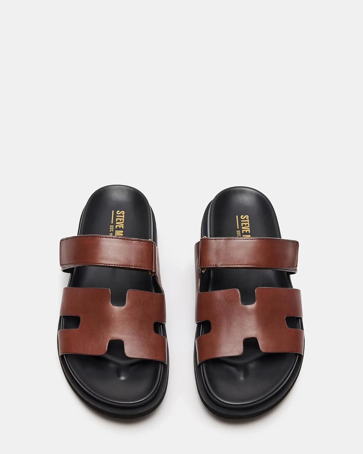 Шлепанцы Steve Madden mens Maiven, коричневый — фото 3