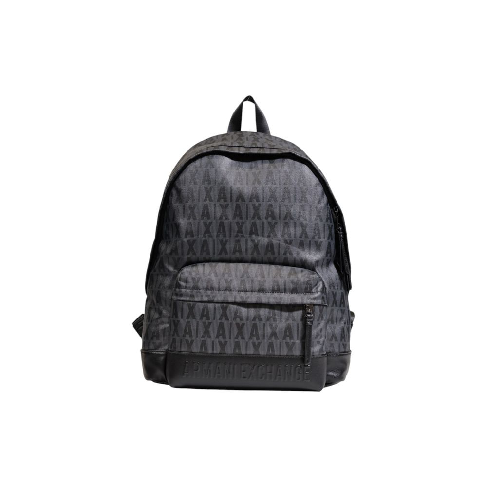 

Черный полиэтиленовый рюкзак Armani Exchange