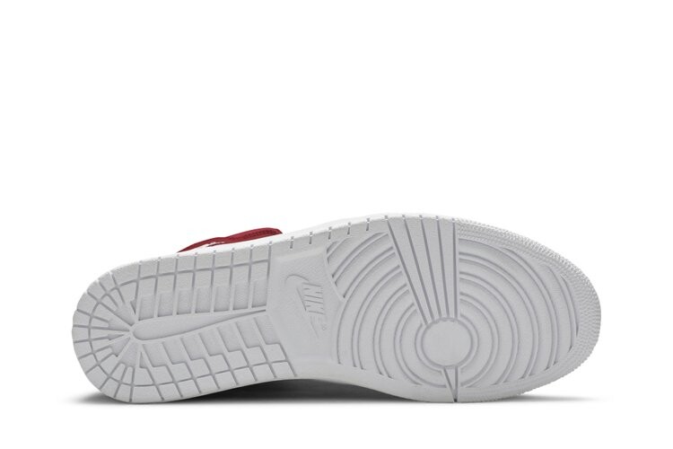 Кроссовки Air Jordan 1 Retro Mid 'Gym Red 2.0', красный — фото 4