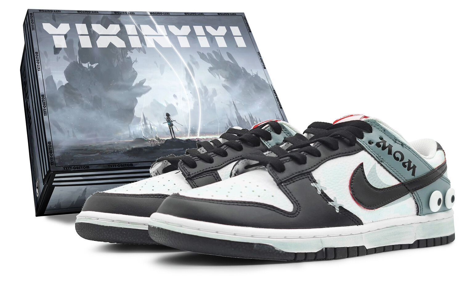 

Кроссовки Nike Dunk Skateboard Shoes Men Low-Top Black White, Черный, Кроссовки Nike Dunk Skateboard Shoes Men Low-Top Black White