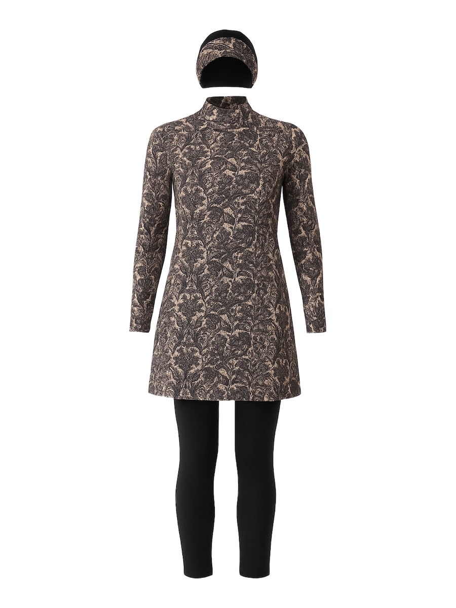 

Купальник C&City Hijab, серо-коричневый