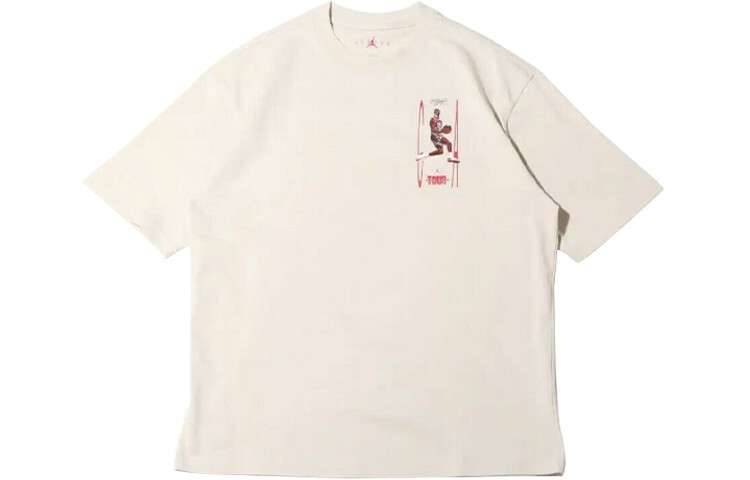 

Футболка Flight T-shirt Men Hibiscus Jordan, цвет Hibiscus