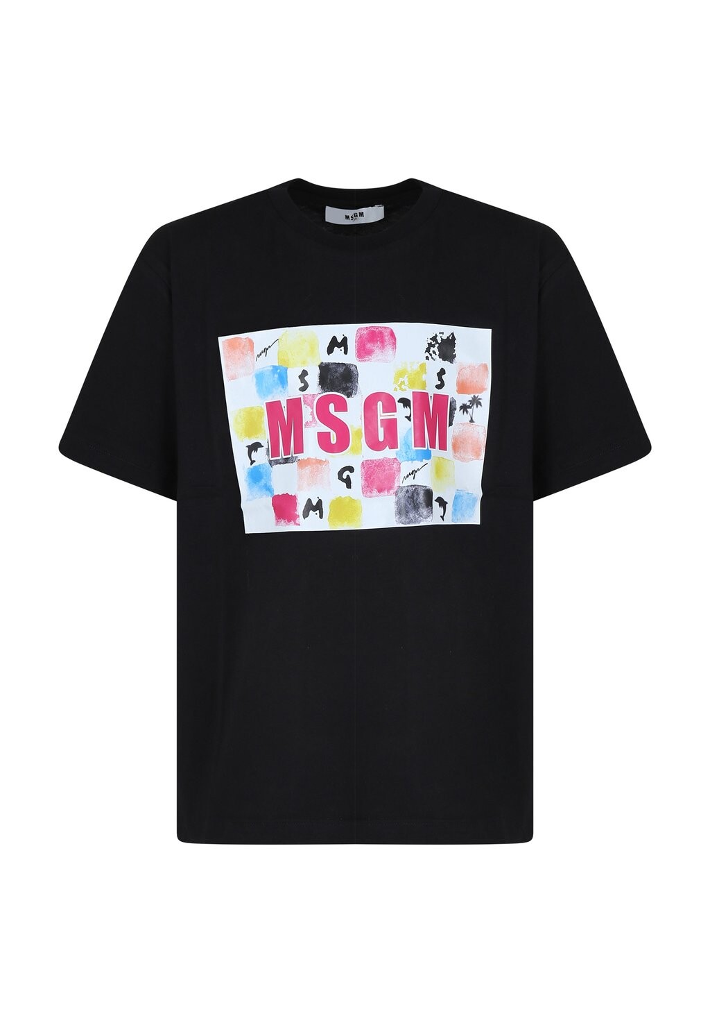 

Футболка с принтом MSGM, черный